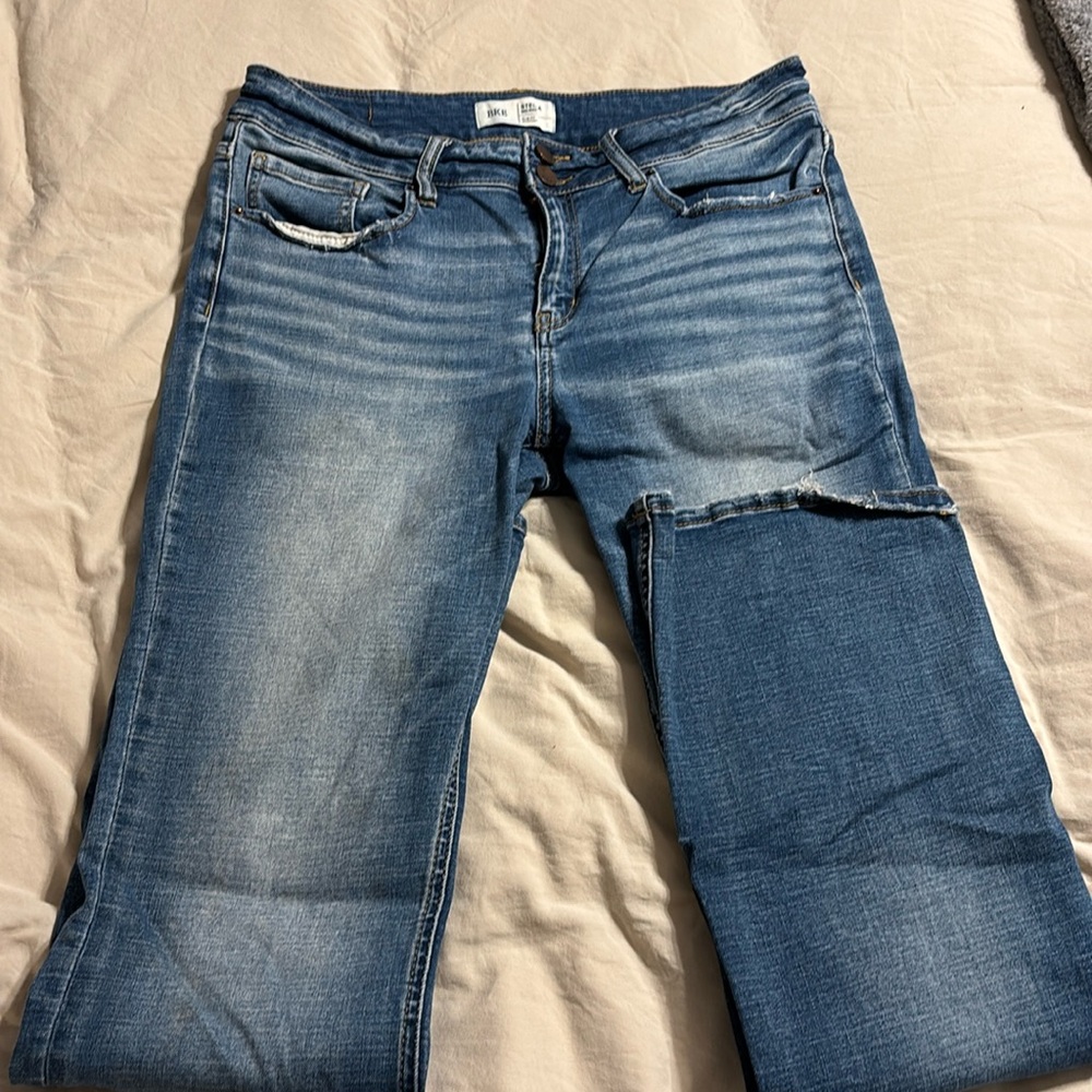 Classic Women's Mid-Rise Blue Washed Jeans